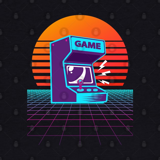 Arcade Machine Retrowave by edmproject